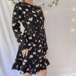 SHEIN Long Sleeve Floral Dress - XS/S - $22